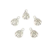 Tibetan Style Animal Pendants, Insect, antique silver color plated, nickel, lead & cadmium free, 15x10x5mm, Hole:Approx 2mm, Approx 2Bags/Lot, Approx 225PCs/Bag, Sold By Lot