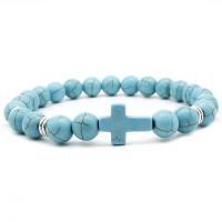 Gemstone Bracelets with Zinc Alloy plated & Unisex Length Approx 6 Inch Sold By Lot