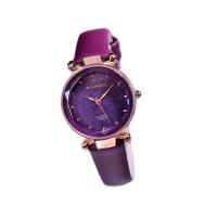 Women Wrist Watch, PU Leather, with Organic Glass & Tibetan Style, Tibetan Style pin buckle, plated, Adjustable & for woman, more colors for choice, 50x230mm, Sold By PC