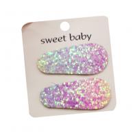 Hair Snap Clips Metal Teardrop handmade for children 50mm Sold By Lot