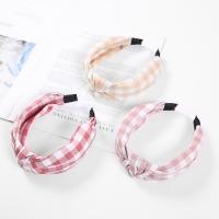 Hair Bands Cloth gingham & for woman 125mm Sold By Lot
