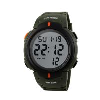 SKmei® 1068 Men Jewelry Watch Silicone with Glass & Stainless Steel Approx 10 Inch Sold By PC