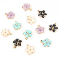 Tibetan Style Enamel Pendants, gold color plated, different styles for choice, more colors for choice, nickel, lead & cadmium free, Hole:Approx 1mm, 2Bags/Lot, 10PCs/Bag, Sold By Lot