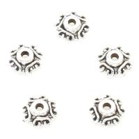 Tibetan Style Jewelry Beads, antique silver color plated, nickel, lead & cadmium free, 7*3mm, Hole:Approx 1mm, 2Bags/Lot, 2000PCs/Bag, Sold By Lot