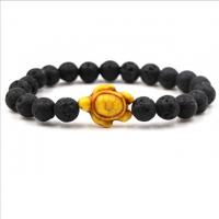 Lava Bracelet, for man, more colors for choice, 8mm, Sold Per 7.5 Inch Strand