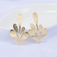 Brass Jewelry Pendants Branch real gold plated for woman nickel lead & cadmium free 26*45mm Approx 1mm Sold By Lot