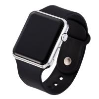 Silicone LED Watch, with Plastic, Unisex, more colors for choice, 37x8mm, Length:Approx 9 Inch, Sold By PC