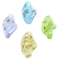Lampwork Beads, Random Color, 17x27x9mm, Hole:Approx 2mm, Approx 100PCs/Bag, Sold By Bag
