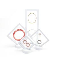 Plástico Caja de exhibición de joyas, Resistente & diverso tamaño para la opción, más colores para la opción, 20PCs/Grupo, Vendido por Grupo