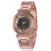 Unisex Wrist Watch Zinc Alloy with Glass Chinese watch movement nickel lead & cadmium free waterproofless rose gold color plated 37*7mm Approx 9.5 Inch  Sold By PC