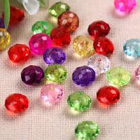 Transparent Acrylic Beads, different size for choice, more colors for choice, 6mm, Sold By Bag