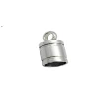 Stainless Steel End Caps, different size for choice, original color, Approx 200PCs/Bag, Sold By Bag