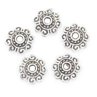 Zinc Alloy Bead Cap Flower antique silver color plated nickel lead & cadmium free 8*2mm Approx 1mm  Sold By Lot