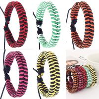 Nylon Cord Bracelet Cord Adjustable & folk style & handmade & Unisex & woven pattern nickel lead & cadmium free 300mm Sold By PC