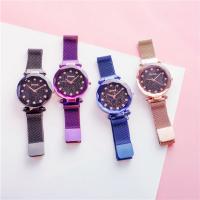 Women Wrist Watch Glass with Zinc Alloy Chinese watch movement starry design & for woman & with rhinestone plated 33mm Approx 8.6 Inch  Sold By PC