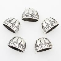 Zinc Alloy Bead Cap antique silver color plated nickel lead & cadmium free Approx 2mm Approx Sold By Lot