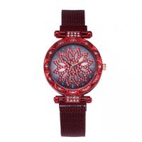 Women Wrist Watch, Tibetan Style, with Stainless Steel, plated, waterproofless & for woman & with rhinestone, more colors for choice, nickel, lead & cadmium free, 35x16x8mm, Sold By PC