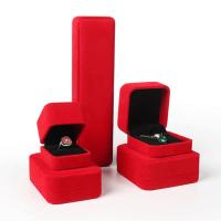 Plastic Jewelry Display Box, with Velveteen, durable & different styles for choice, more colors for choice, Sold By PC