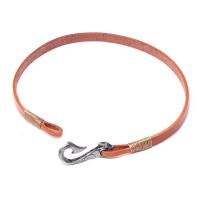 Faux Leather Bracelet with Zinc Alloy silver color plated for man Sold By PC