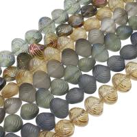 Kristall-Perlen, Kristall, Schale, bunte Farbe plattiert, verschiedene Größen vorhanden, mehrere Farben vorhanden, Bohrung:ca. 1mm, verkauft per ca. 23.62-29.92 ZollInch Strang