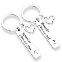 Stainless Steel Key Clasp, Unisex & different designs for choice, 50x12mm, 30mm, Sold By PC