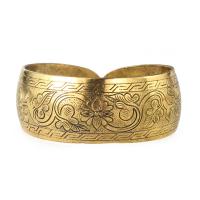 Zinc Alloy Cuff Bangle antique gold color plated & for woman nickel lead & cadmium free 25mm Inner Approx 65mm Sold By PC