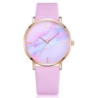 Women Wrist Watch PU Leather with Glass & Zinc Alloy plated for woman Sold By PC