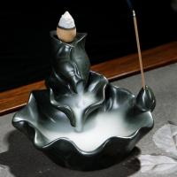 Porcelain Backflow Incense Burner, Poircealláin, 110x75mm, Díolta De réir PC