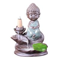 Backflow Incense Burner, Porcelain, different styles for choice, 110mm, Sold By PC