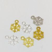 Tibetan Style Pendants, Snowflake, plated, more colors for choice, nickel, lead & cadmium free, 15x10x1.20mm, Hole:Approx 2mm, 100PCs/Bag, Sold By Bag