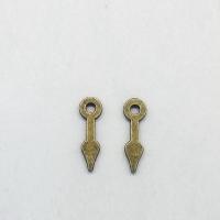 Tibetan Style Pendants, antique bronze color plated, nickel, lead & cadmium free, 16x5x1.30mm, Hole:Approx 2mm, 100PCs/Bag, Sold By Bag