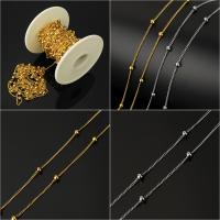 Stainless Steel Jewelry Chain with plastic spool twist oval chain 4mm Approx Sold By Spool