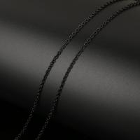 Овальный цепь из нержавеющей стали, нержавеющая сталь, с пластиковые катушки, 2.50x2x0.50mm, Приблизительно 20м/Золотник, продается Золотник
