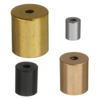Stainless Steel End Caps, plated, more sizes for choice, more colors for choice, Approx 100PCs/Bag, Sold By Bag