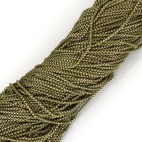 Mesing Lanac, antička brončana boja pozlaćen, Kutija lanac, nikal, olovo i kadmij besplatno, 2mm, 100m/Strand, Prodano By Strand