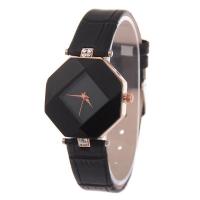 Women Wrist Watch PU Leather with Glass & Zinc Alloy for woman & with rhinestone Length Approx 9 Inch Sold By PC