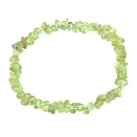Olivine naturelle bracelet, bijoux de mode & unisexe, Vendu par Environ 7.5 pouce brin