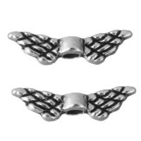 Zinc Alloy Spacer Beads silver color plated blacken nickel lead & cadmium free Approx 1.5mm Approx Sold By Lot