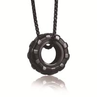 Titanium Steel Pendant Wheel for man 35*17*12mm 1/PC Sold By PC