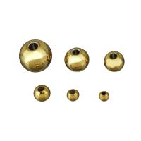 Grânulos de jóias de latão, cobre, tamanho diferente para a escolha, dourado, níquel, chumbo e cádmio livre, Aprox 1000PCs/Bag, vendido por Bag