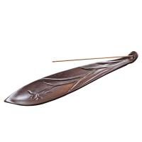 Traditional Ceramic Inserted Burner Incense Seat Porcelain Leaf purify the air nickel lead & cadmium free Sold By PC