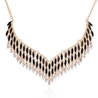 Zinc Alloy Jewelry Necklace with Resin plated for woman nickel lead & cadmium free Sold Per 19.6 Inch Strand