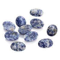 Blue Spot Cabochon, different size for choice & flat back, blue, 10PC/Bag, Sold By Bag
