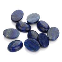 Lapis lazuli cabochon, normes différentes pour le choix & dos plat, 10PC/sac, Vendu par sac