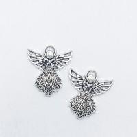 Zinc Alloy Pendants Angel antique silver color plated nickel lead & cadmium free Approx 1mm Sold By Bag