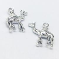 Tibetan Style Animal Pendants, Camel, antique silver color plated, nickel, lead & cadmium free, 22x19x4mm, Hole:Approx 2mm, 100PCs/Bag, Sold By Bag