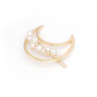 Hair Slide, Tibetan Style, with Plastic Pearl, gold color plated, different styles for choice & for woman, nickel, lead & cadmium free, Hole:Approx 2mm, Sold By PC