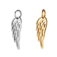 Stainless Steel Pendants Wing Shape fashion jewelry & hollow Sold By Bag