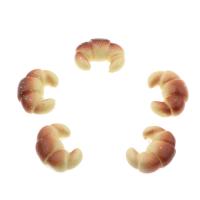 Essen Harz Cabochon, Brot, flache Rückseite, 24x18x7mm, 100PCs/Tasche, verkauft von Tasche
