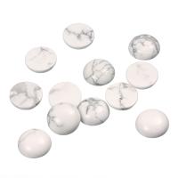 Howlite Cabochon, different size for choice & flat back, 20PCs/Bag, Sold By Bag
